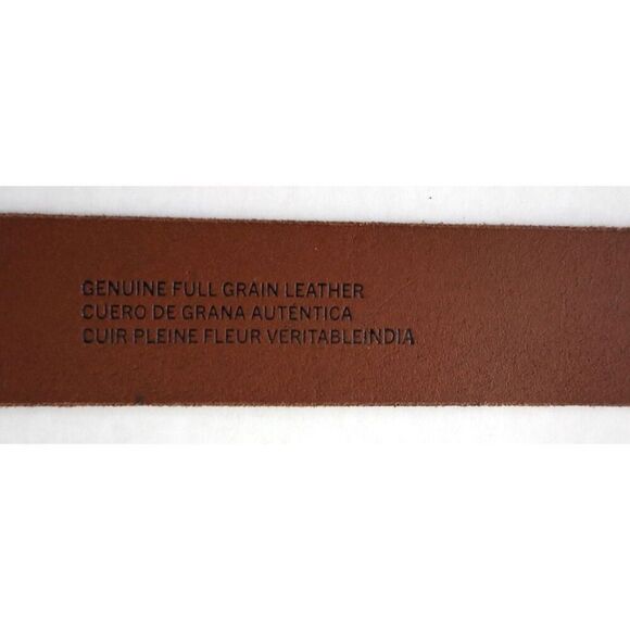 Harley-Davidson BMM040 Men's Sz XL (42/44) Cognac Brown Genuine Leather Belt - Picture 7 of 9
